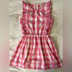 Crewcuts Girls' scalloped ruffle dress